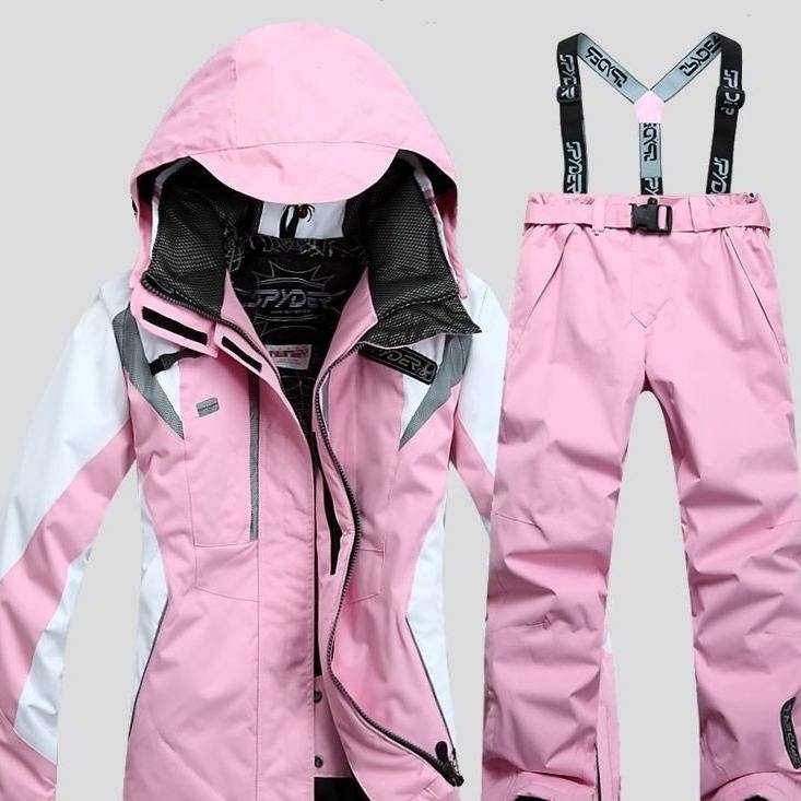 Women's Waterproof Insulated Ski Suit Set - Thermal Snow Jacket & Pants For Single/Double Skiing - Andere Sportarten