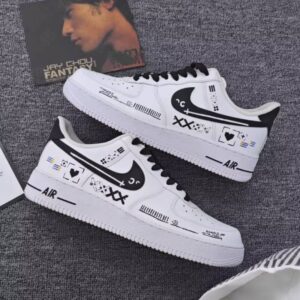 Customized Sneakers: Nike Air Force 1 Printed Collection, Hand Drawn, Simple And Versatile - Schuhe | Technik & Gadgets