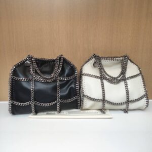 Bag Purse Women Luxury Tote Bag Metal Chain Handbag Mini Clutch Bucket Shoulder Bags Top Mirror - Taschen