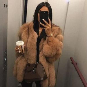 Women's Clothing Fur Coat For Women New Autumn And Winter Fox Fur Mid-Length Artificial Fur Fur Coat - Damenbekleidung