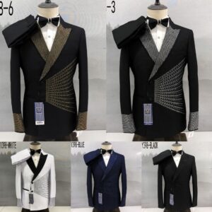 ​Men's Rhinestone Blazer Suit - Slim Fit Wedding & Party Tuxedo Jacket (S-4XL)​ - Herrenbekleidung | Technik & Gadgets
