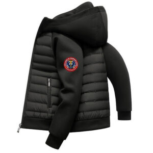 Men's Lightweight Streetwear Hooded Jacket - Stylish Patchwork Tiger Design, Comfortable & Breathable For Urban Fashion​ -...