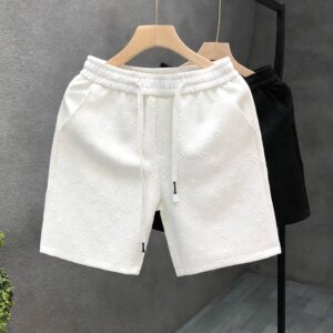 Light Luxury Style White Jacquard Shorts... - Herrenbekleidung | Bekleidung