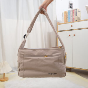 New Large Capacity Lotus Leaf Forest Small Dog Surface Crossbody Bag Puppy Soft And Comfortable Pet Backpack Wholesale - S...