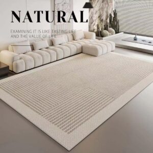 Living Room Carpet Ins Cream Style Light Luxury High End Bedroom Room Study Modern Sofa Coffee Table Blanket Bedside Floor...