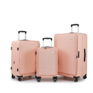 Multifunctional trolley case with front opening luggage 20 inch thickened boarding password box expandable suitcase - Taschen