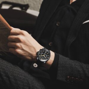 ROERDUM Cool Play Series - Quartz Movement, Leather Strap, Black Dial, Casual & Stylish Men's Watch - Herrenschmuck