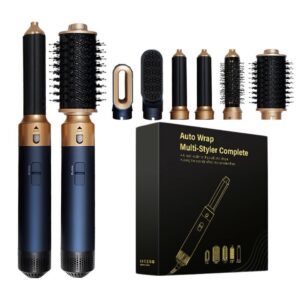Six in one curling iron hot air comb multi function hair dryer automatic curling iron six in one hair styling tool - Körpe...