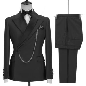 Men's Clothing Black Business Casual Suit Groom Best Suit Two Piece Suit - Herrenbekleidung | Technik & Gadgets