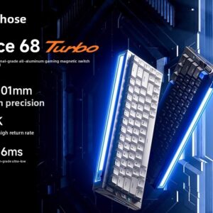 Maicong Ace 68 Turbo Magnetic Axis Keyboard Mechanical 16K Gaming E-sports Special All-aluminum Fearless Contract Tile - C...