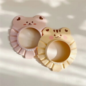 ins Korean Baby Shower Bath Hair Washing Tool Children's Bear Waterproof Ear Protection Cap Adjustable - Waschen & Reinigen