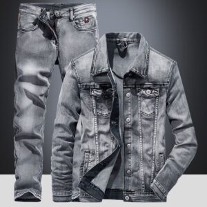 Men's Clothing Trendy Loose Large Size Two Piece Student Versatile Outerwear Casual Jacket - Herrenbekleidung