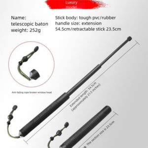 Three-Section Multi-Functional Ultra-Light Extended Polyester For Men And Women Anti-Wolf Car-Mounted Self-Defense - Ander...