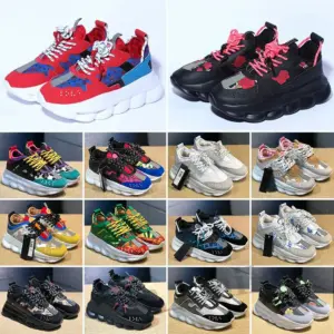 reflective Height Sneakers Casual Shoes Triple Black White Multi-color Suede Red Blue Yellow Fluo Tan Men Women Trainers -...