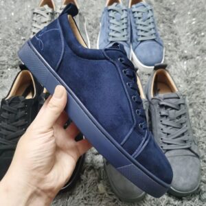 LTTL Electric Embroidery Black Embroidered Low-top Rivet Men's Flat Casual Crescent Shoes - Schuhe | Technik & Gadgets