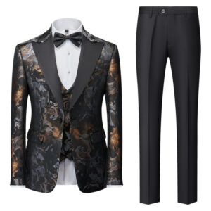 men's printed suit three-piece performance suit - Herrenbekleidung | Technik & Gadgets