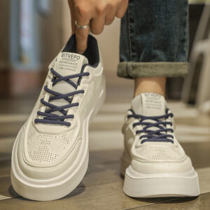 2025 New Men's Thick Bottom Casual Height A Gan Tide Shoes Small Sneakers Fashionable Versatile Wear Comfortable Lightweig...