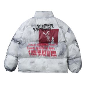 Men's Clothing trendy brand autumn and winter new men and women couple street oversiz hand stuffed cotton jacket - Herrenb...