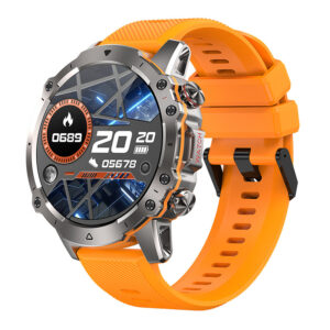 New Outdoor AK56 Bluetooth Call Smartwatch 1.43-inch Heart Rate, Blood Pressure, Multi Sport Smartwatch - Herrenschmuck