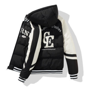 Winter velvet men, thickened warmth, cold and wind resistance, trendy double-sided wearing jacket for teenagers, hooded - ...