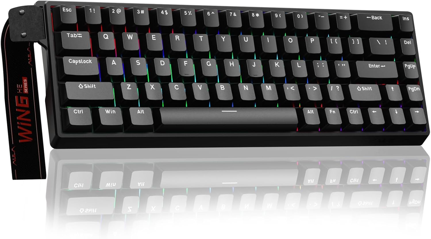 AULA WIN68 HE Mechanical Gaming Keyboard 60%, Hall Effect Magnetic Switch, Fast Trigger Mode Adjustable Actuation, 8000Hz ...