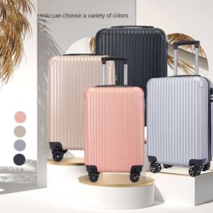 20-inch universal wheel solid color adult boarding suitcase portable outdoor password lock luggage