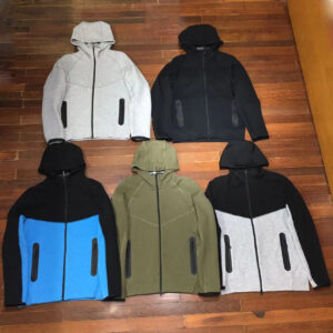 2024 Spring and Autumn Leisure Sports Breathable Cotton Double sided Zipper Hooded Men's Multi Color 922 Coat - Andere Spo...