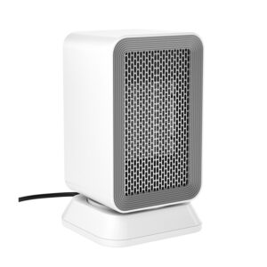1000W Electric Heater for Home Office Shaking Head Silent Fast Heating Desktop Heaters Fan Household Energy-saving Power-s...