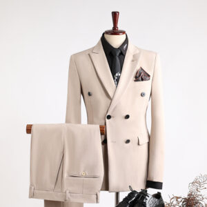 Men's dress double breasted suit suit for wedding groom coat - Herrenbekleidung | Technik & Gadgets