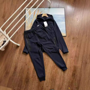Spring Autumn New Sports Suit Men's Knitted Casual Hooded Cardigan 922 Jacket And 002 Sweatpants Set - Andere Sportarten