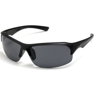 Sports Sunglasses New Men's Outdoor Cycling Windproof Yellow Lens Sports Protection Running Driving Anti-Glare Glasses Sun...