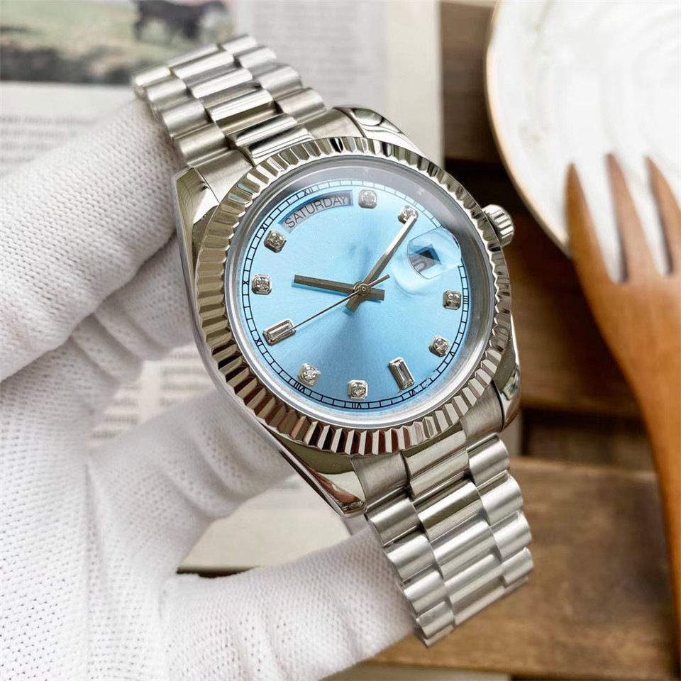 2021 New Lao Brand Men's And Women's Fashion Simple Three Needle Double Calendar Steel Belt Shell Mechanical Watch - Herre...