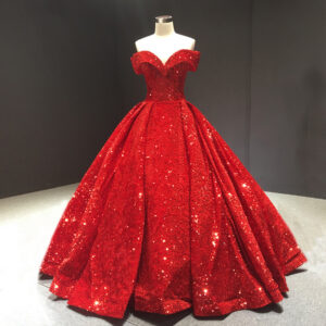One Shoulder Toast Dress Tutu Skirt Red Dreamy Trailing Wedding Dress Female - Damenbekleidung | Technik & Gadgets