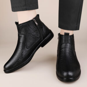 Leather Boots High-top Sleeve Leather Surface Foot Casual Leather Shoes Men's Shoes - Schuhe | Technik & Gadgets