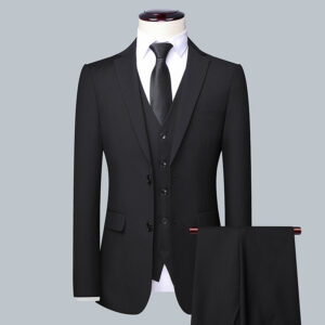 Men's Clothing2024 new business casual professional suit tailored men's suit three-piece suit group purchase suit groomsm...