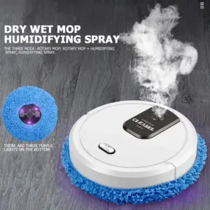 Smart Robot Vacuum - 3-in-1 Sweep & Mop 1500Pa Suction USB Charging For EU Hardwood - Kochen | Technik & Gadgets