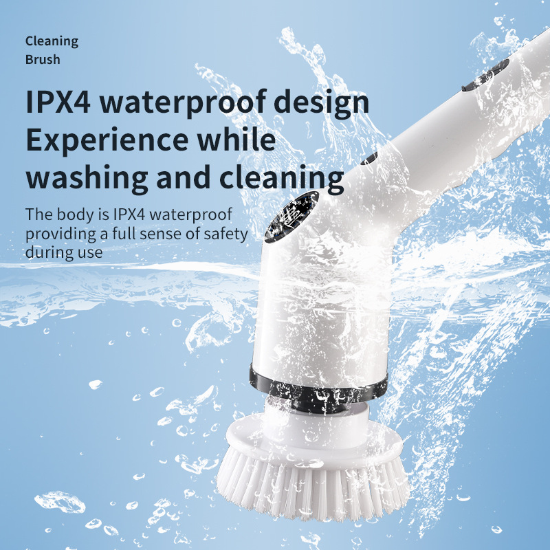 New multifunctional handheld wireless LCD digital display cleaning brush, nine in one electric mop - Kochen