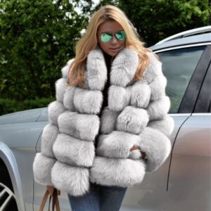 Women's Clothing autumn and winter new fur coat women's fur coat fox fur splicing ready - Damenbekleidung