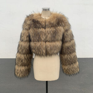 Women's Clothing Haining fur winter new fashion women's raccoon fur splicing warm short coat - Damenbekleidung