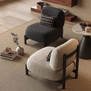 Mediteanean Sofa Designe Model Living Room Small Apatment Nodic Single Wabi-Sabi Style Intenet Celebity Cafe - Waschen & R...