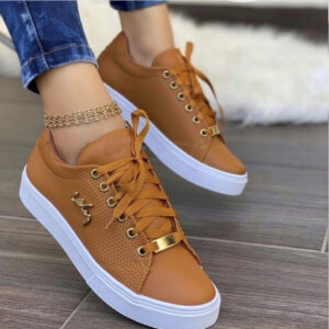 Women's Round Toe Thick Soled Fashion Women's Shoes Large Size Single Shoes For Women - Schuhe | Technik & Gadgets