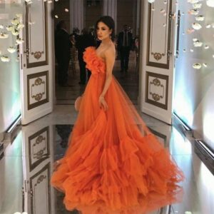 Women's dress banquet host evening dress art examination dress high waist slim mopping dress - Damenbekleidung