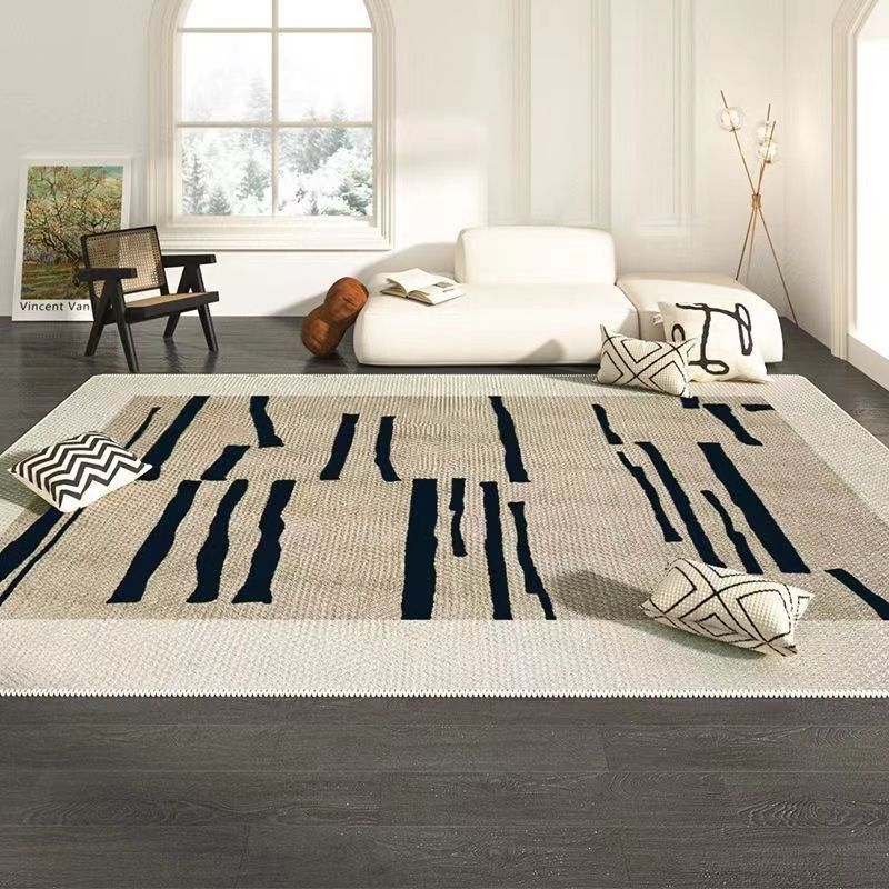 Living Room Carpet Stain Resistant Easy To Clean Sofa Luxury Coffee Table Carpet Modern Simple Home Bedroom Full Coverage ...