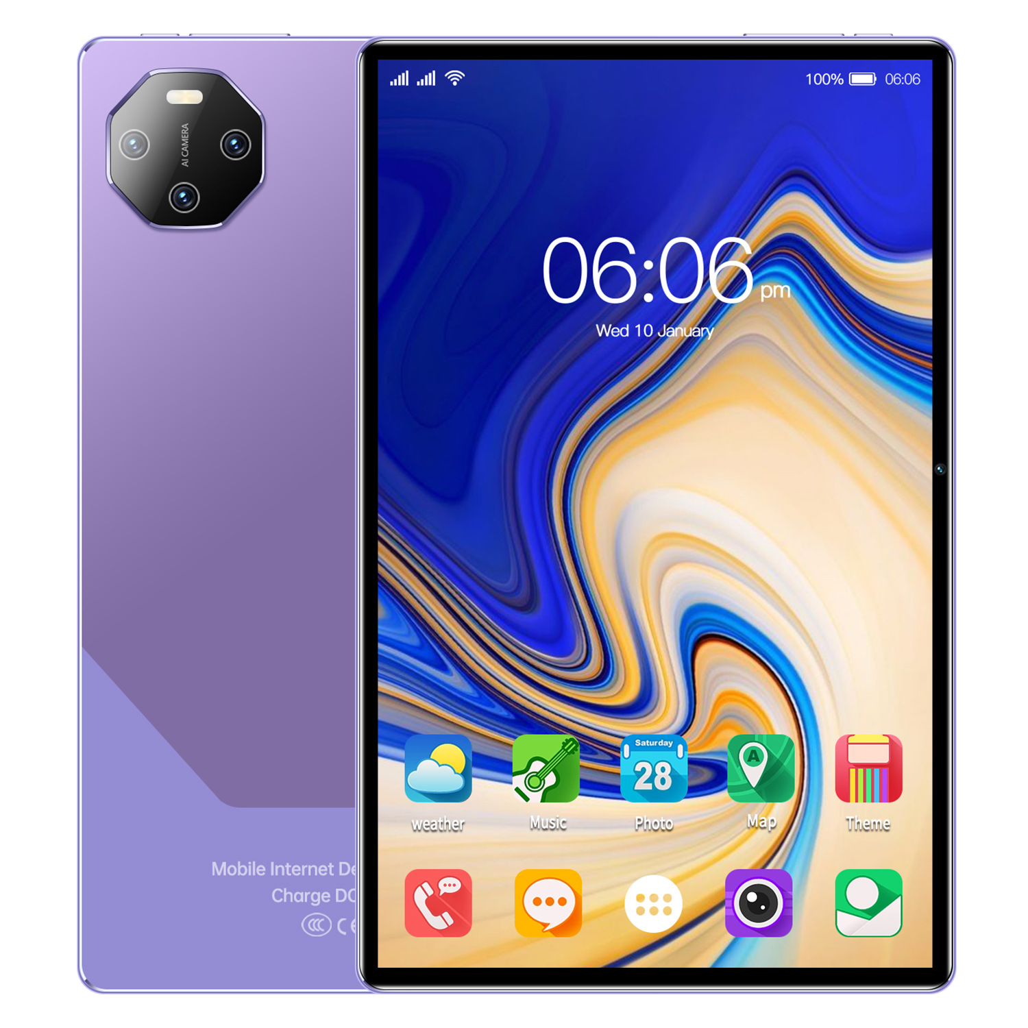 E70Pro 10.1" Android Tablet - WiFi, Slim Design, HD Display (Latest Model) - Computer-Komponenten | Technik & Gadgets