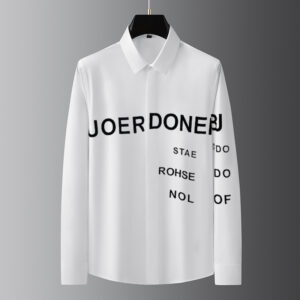 Men's Clothing Spring and Autumn new style non ironing high end solid color men's long sleeved shirt flocking all match pu...