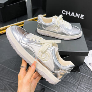 Leather Small White Shoes Women 2023 New Summer Two-color Black And White Panda Thick-soled Sports Casual Small Fragrance ...