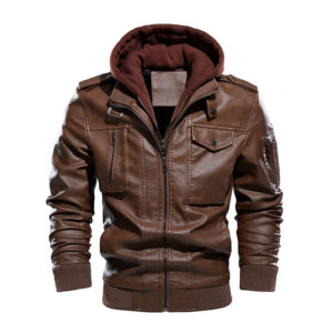 Man's clothing Men's washed leather jacket leather jacket - Herrenbekleidung | Technik & Gadgets