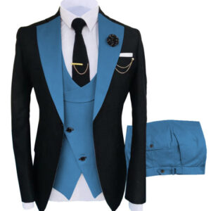 Men's Clothing 2024 New Men's Mixed Color Suit Business Suit Formal Groom's Banquet Wedding Dress Best Man Suit - Herrenbe...