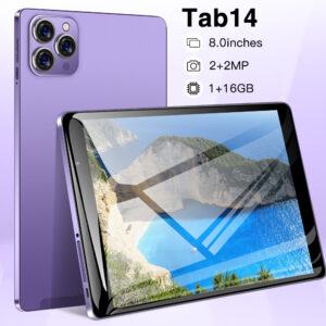 8-inch Android Tablet With Dual SIM, GPS, Bluetooth & Call Function - HD Screen, 4-Core Processor, 16GB Storage (Multi-Col...