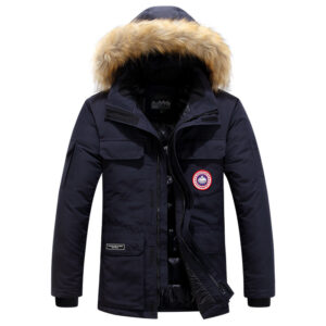​​Men's Fur-Collar Cotton Jacket – European & American Style Casual Workwear Coat​​ - Herrenbekleidung | Technik & Gadgets